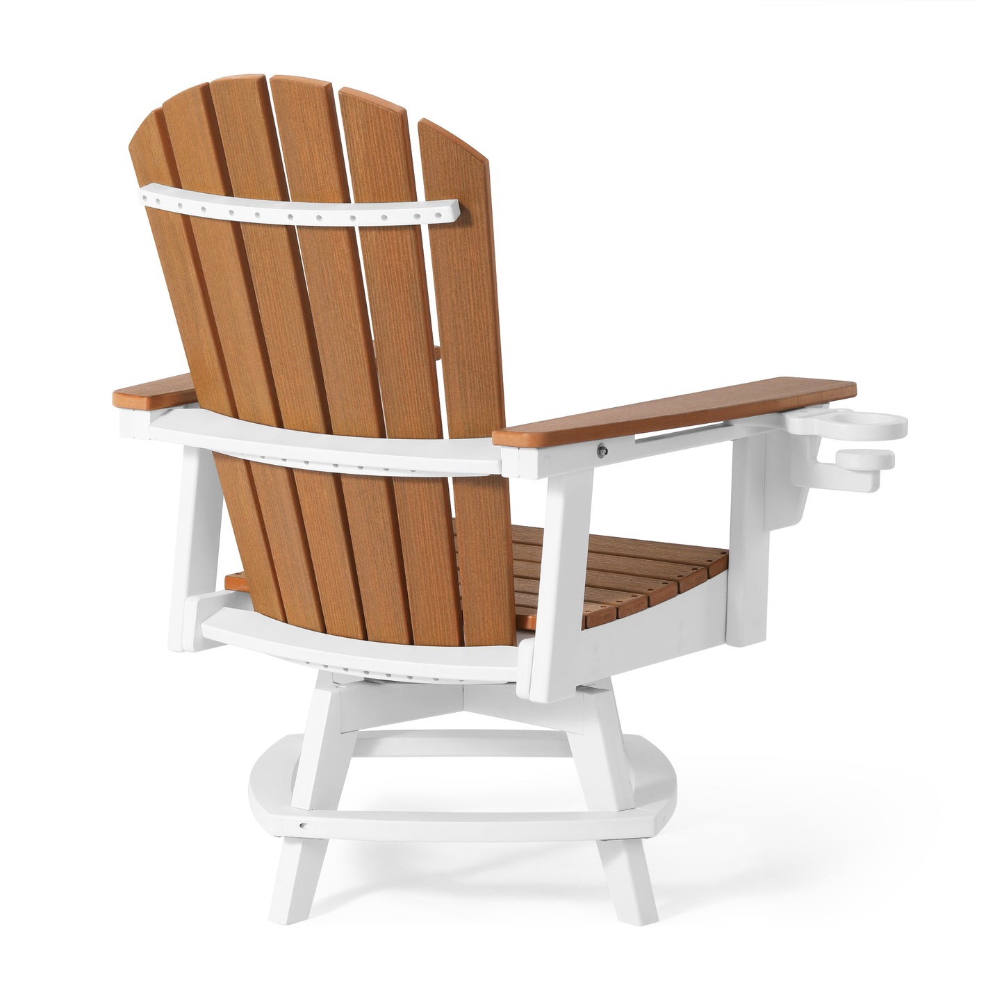 Heritage Ridge Adirondack Swivel Dining Chair With Cup Holder