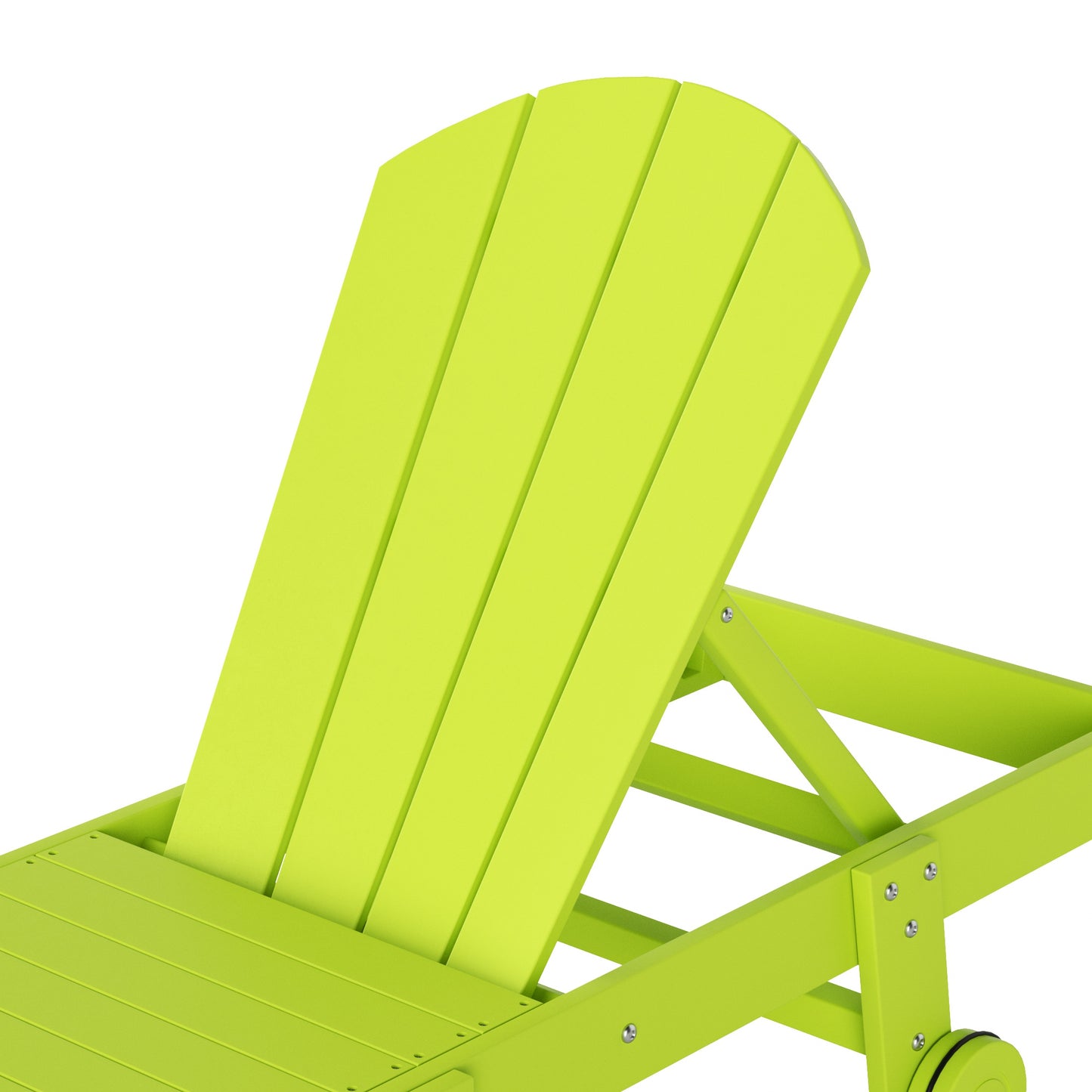 Chatham All-Weather Outdoor Adirondack Reclining Sun Lounger With Wheels