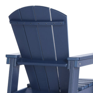 Tiny Terraces Kids' All-Weather Outdoor Poly Adirondack Chair