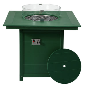 Sedona Square 42" Counter Fire Pit Table