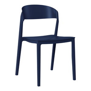 Patio Stacking Dining Side Chair (Set of 2)