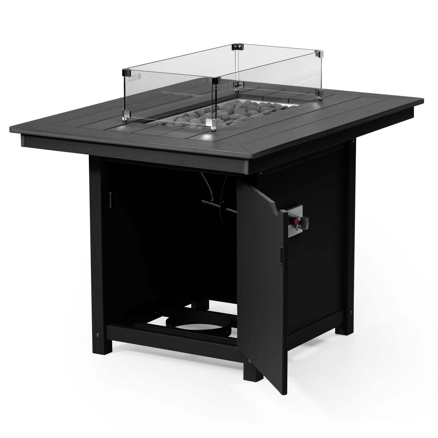 Sedona Rectangular 34" X 46" Dining Fire Pit Table