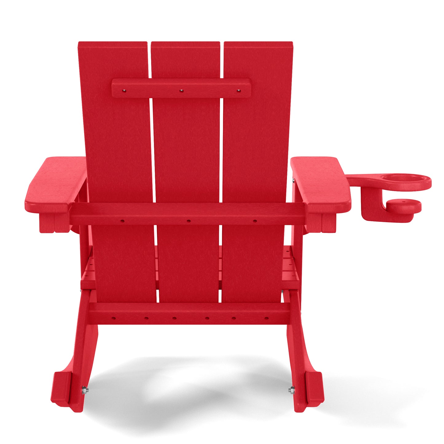 Tiny Terraces Kids Modern Adirondack Rocking Chair with Cup Holder (Set of 2)