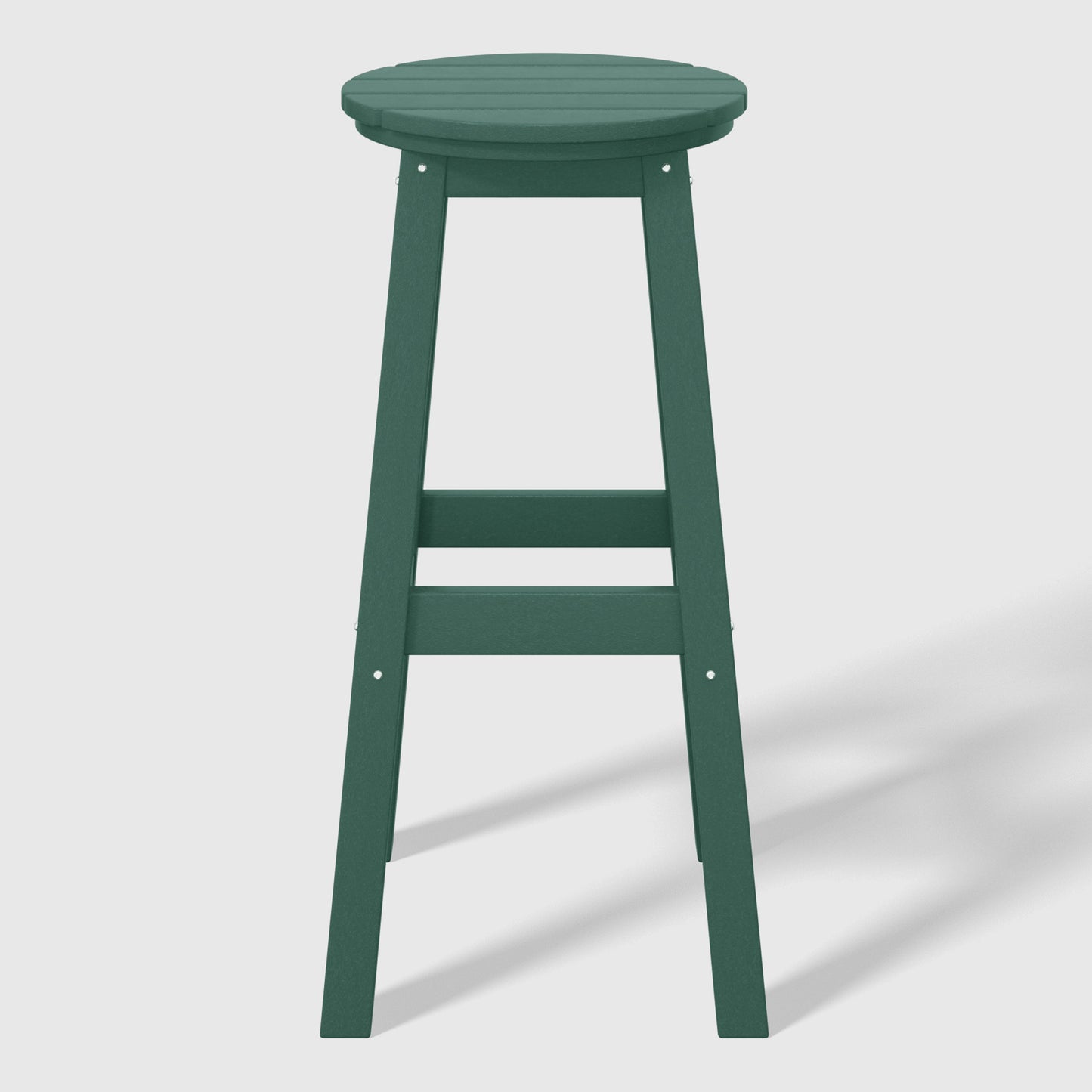 Stockholm All-Weather Outdoor Round Bar Stool (29" Height)