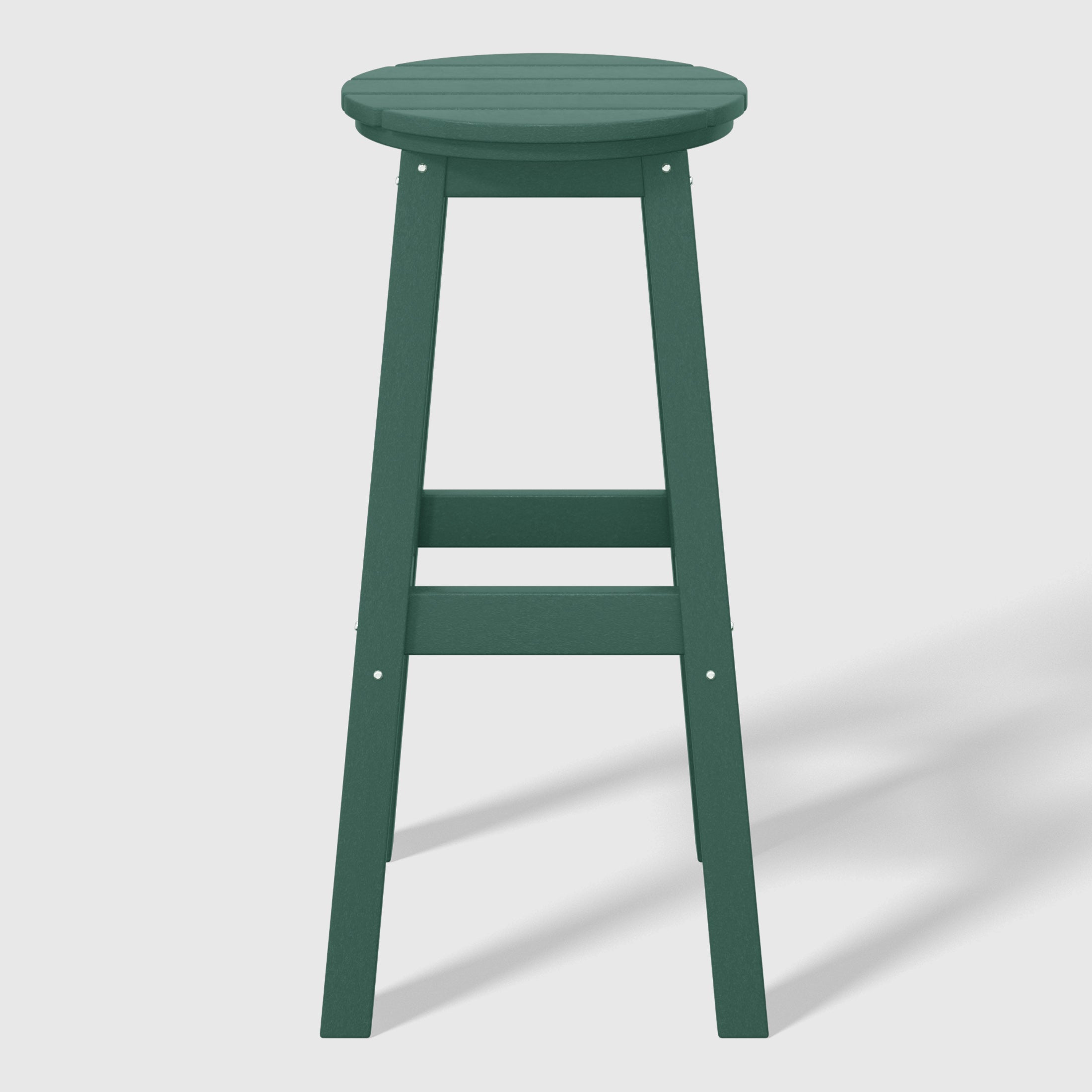Stockholm All-Weather Outdoor Round Bar Stool (29" Height)