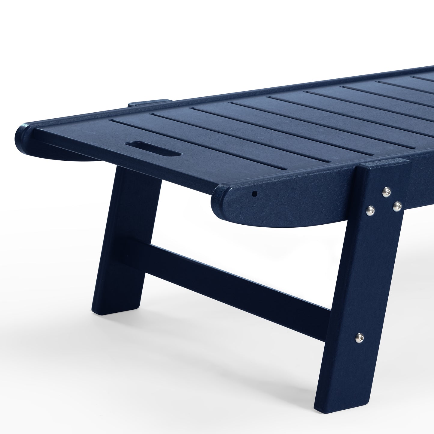 Santa Barbara Reclining Chaise Lounge with Cup Holder and Wheels