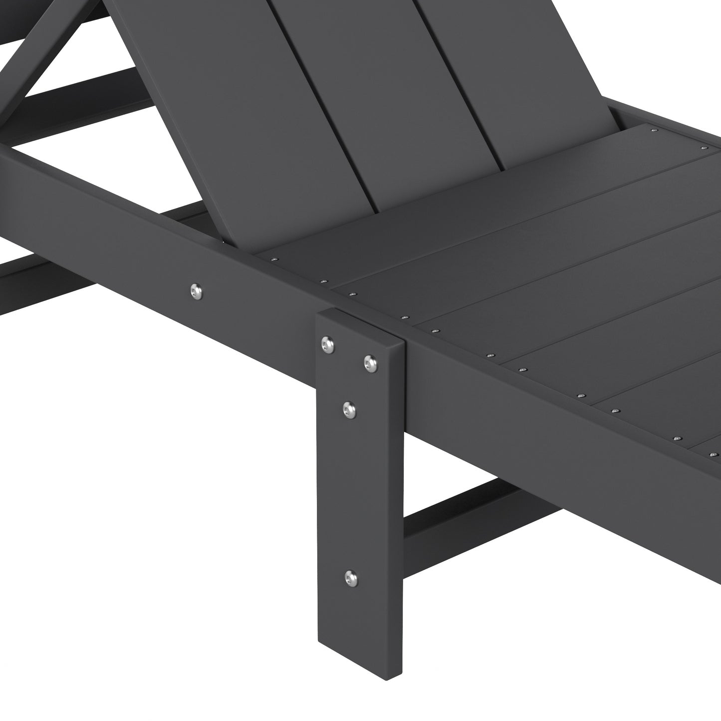 Malibu Modern All-Weather Outdoor Reclining Sun Lounger With Wheels