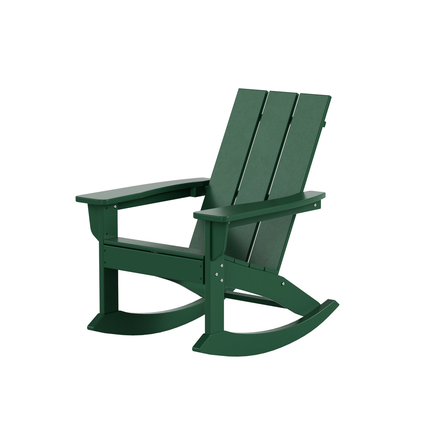 Malibu Modern All-Weather Outdoor Rocking Adirondack Chair