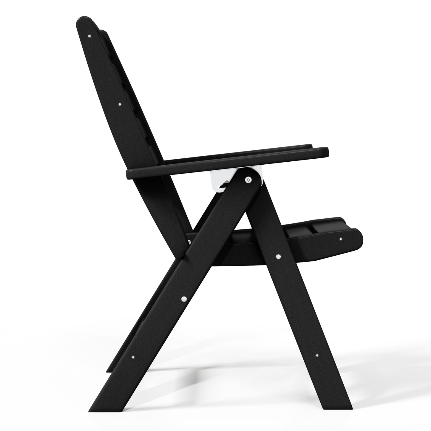 Aarhus All-Weather Outdoor Patio Folding Tall Back Dining Chair (38" High)