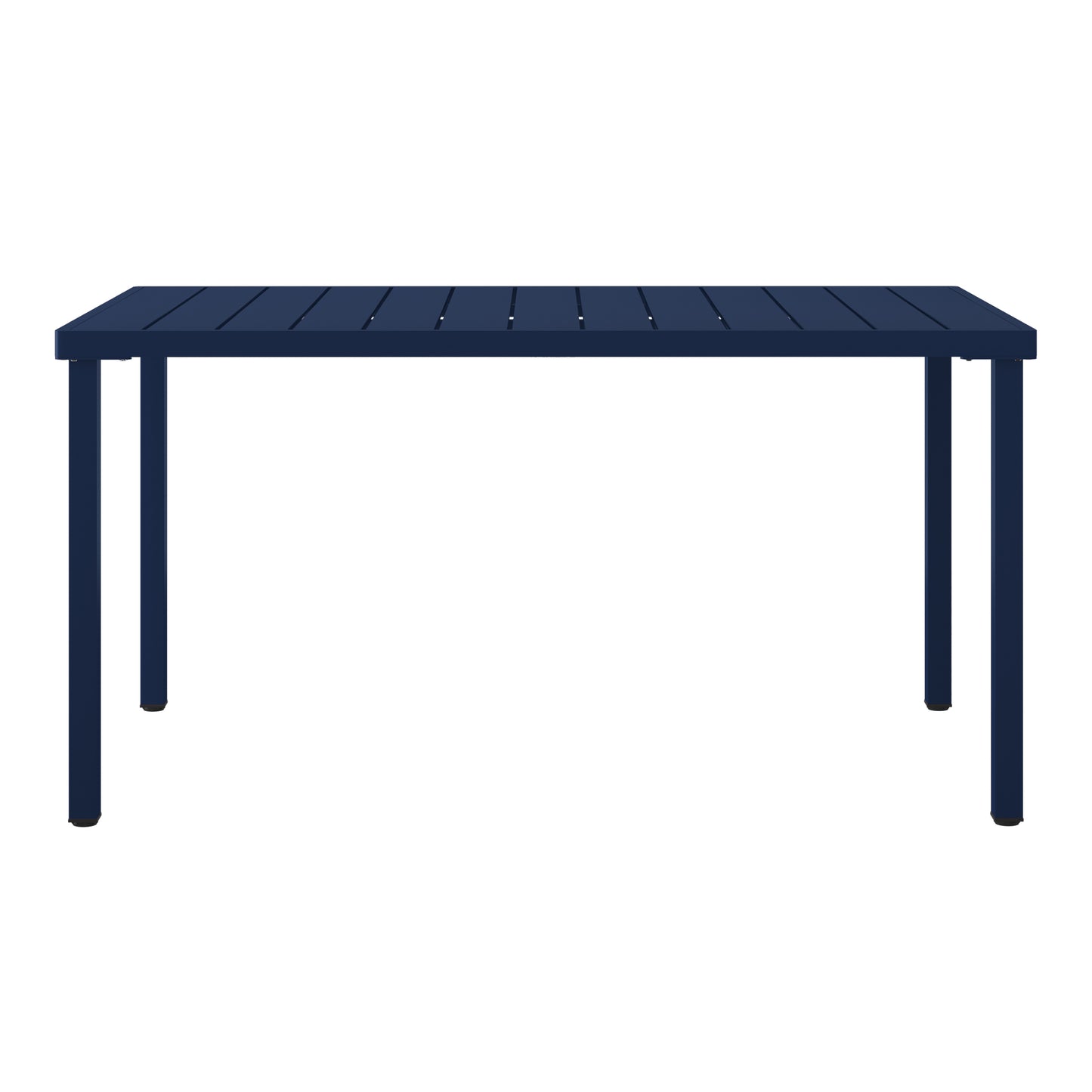 Polyform 59" x 35.4" Steel Rectangular Dining Table