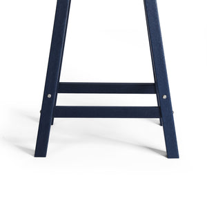 Stockholm All-Weather Outdoor Saddle Counter Stool (24" Height)