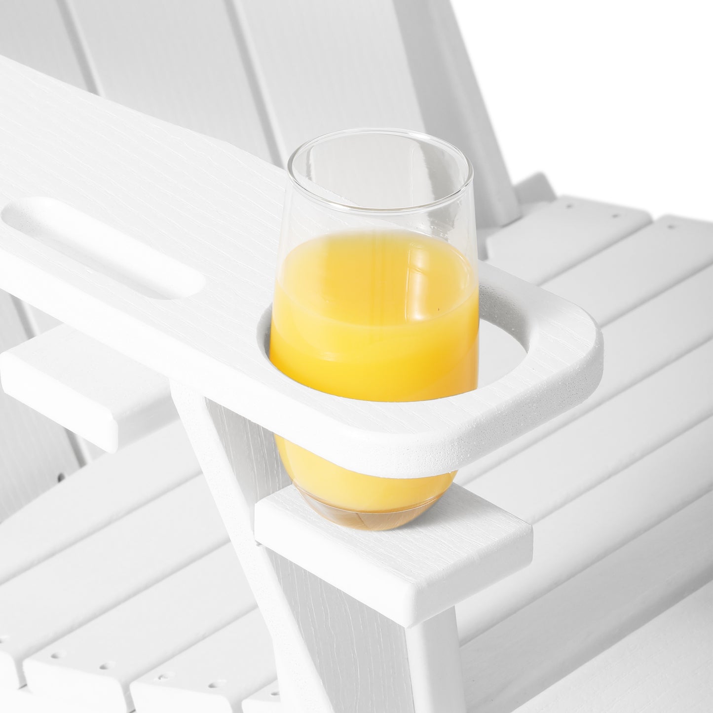 Chatham All-Weather Outdoor Folding Adirondack Chair with Cup Holder