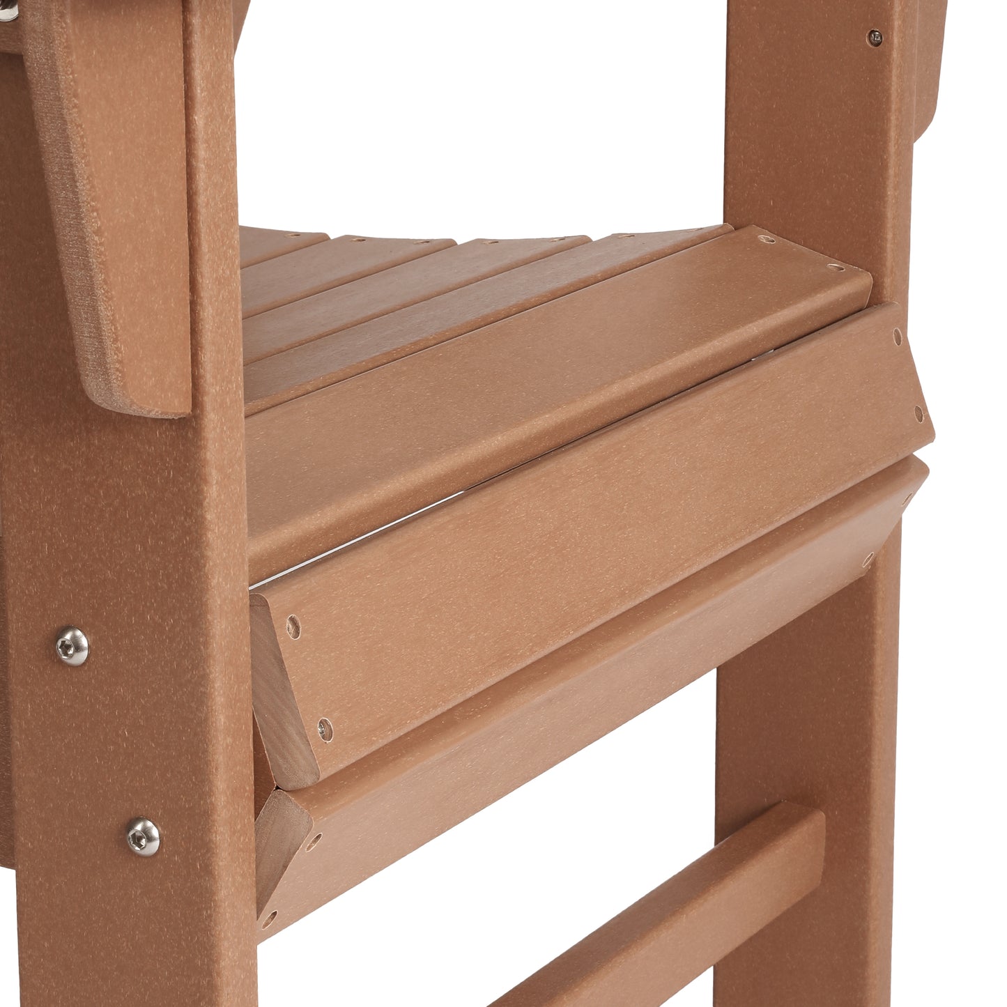 Malibu Modern All-Weather Outdoor Contoured Adirondack Dining Chair