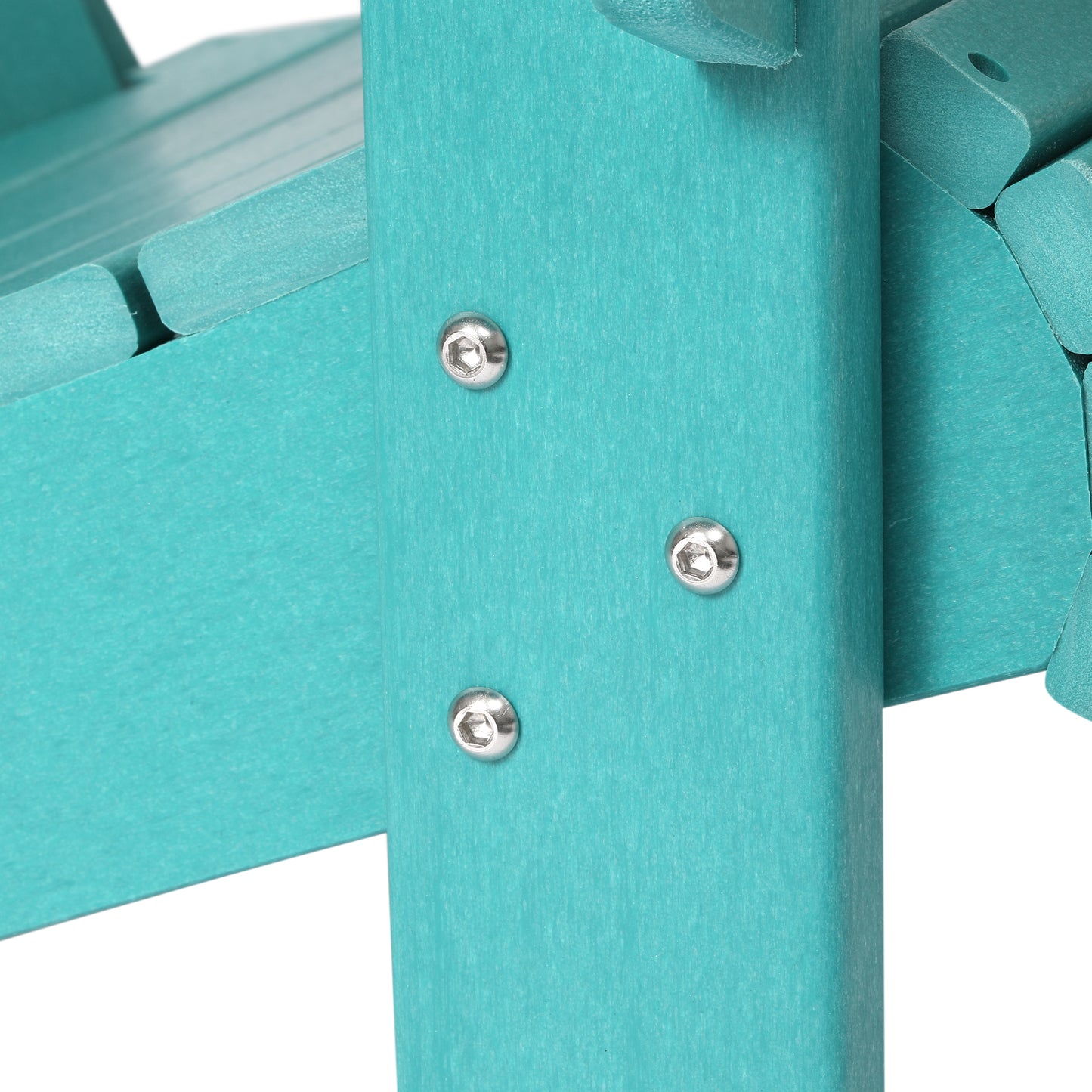 Tahoe All-Weather Outdoor Poly Adirondack Chair with Retractable Cup Holder