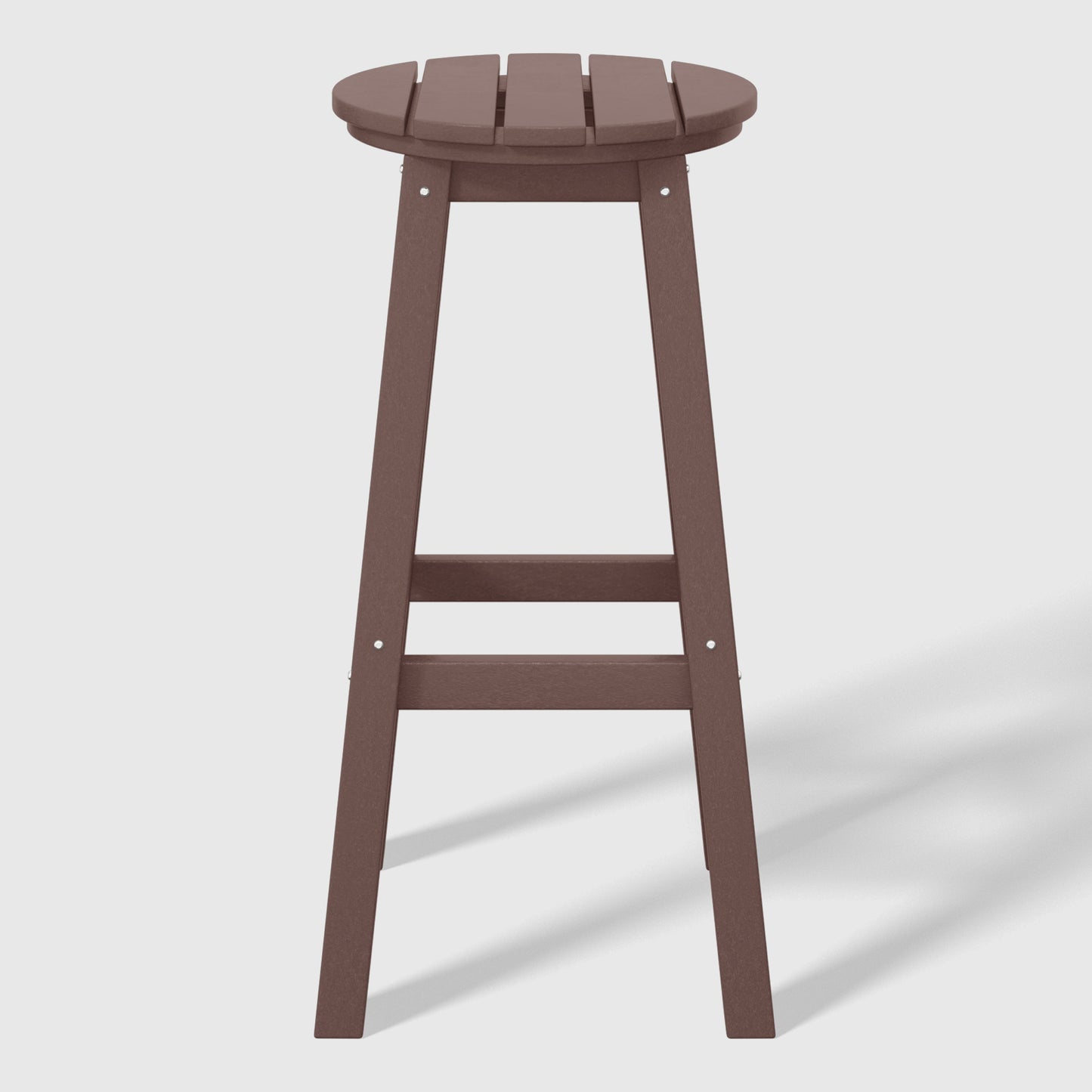 Stockholm All-Weather Outdoor Round Bar Stool (29" Height)
