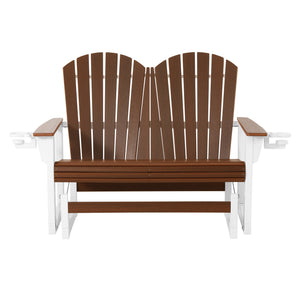 Adirondack 52“ Glider With Cup Holder
