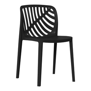 Patio Stacking Dining Side Chair (Set of 2)