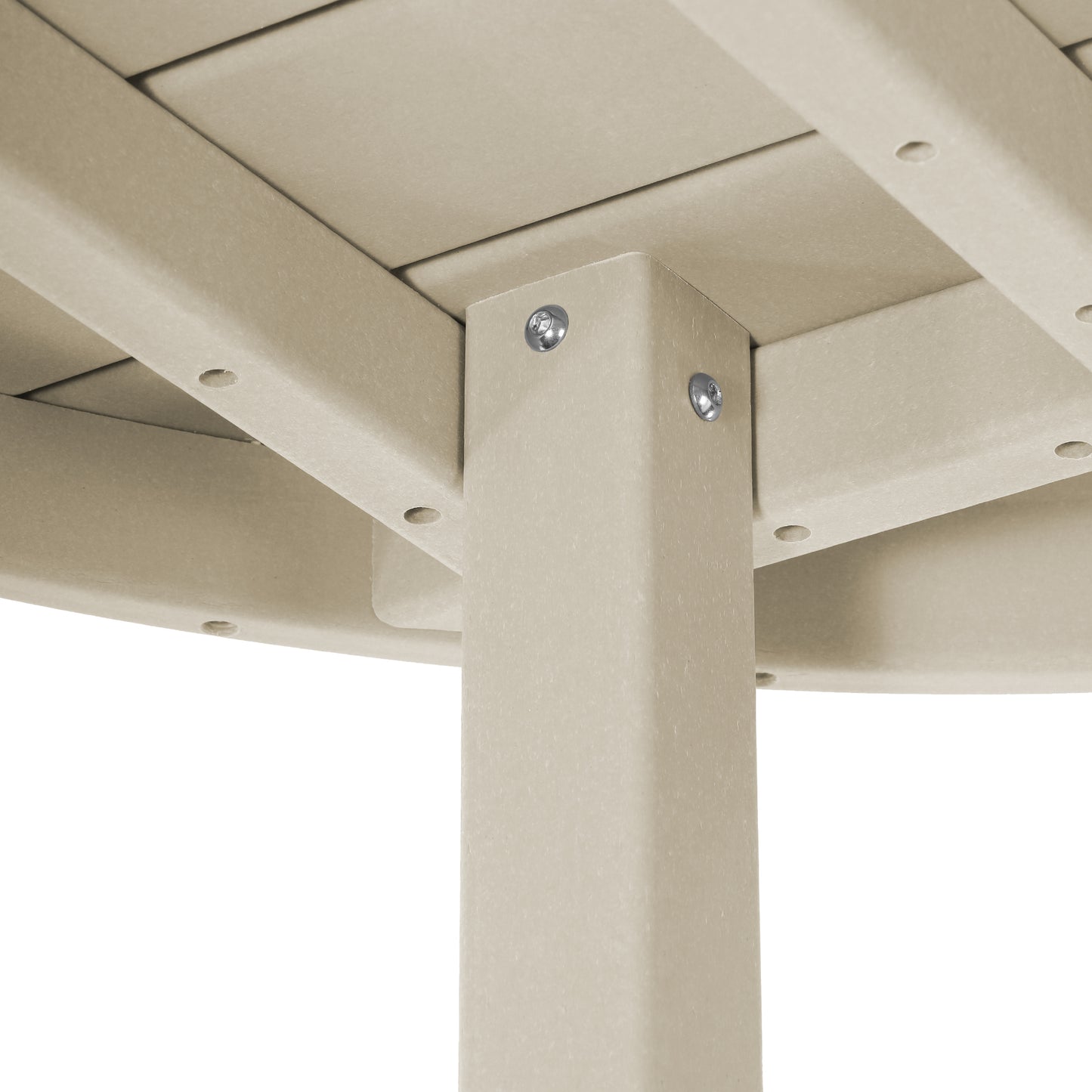 Tiny Terraces Kids' All-Weather Outdoor Round Dining Table (38" Wide)