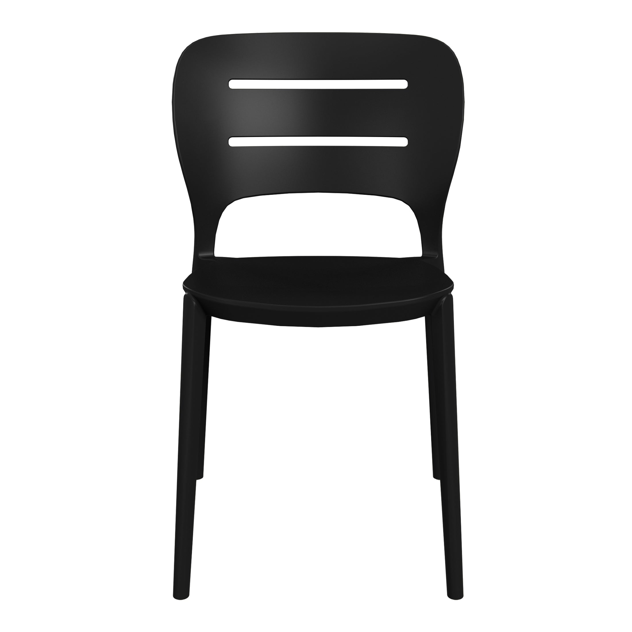 Patio Stacking Dining Side Chair (Set of 4)