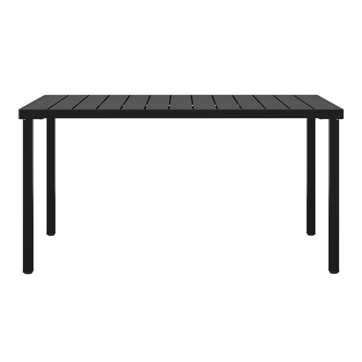 Polyform 59" x 35.4" Steel Rectangular Dining Table