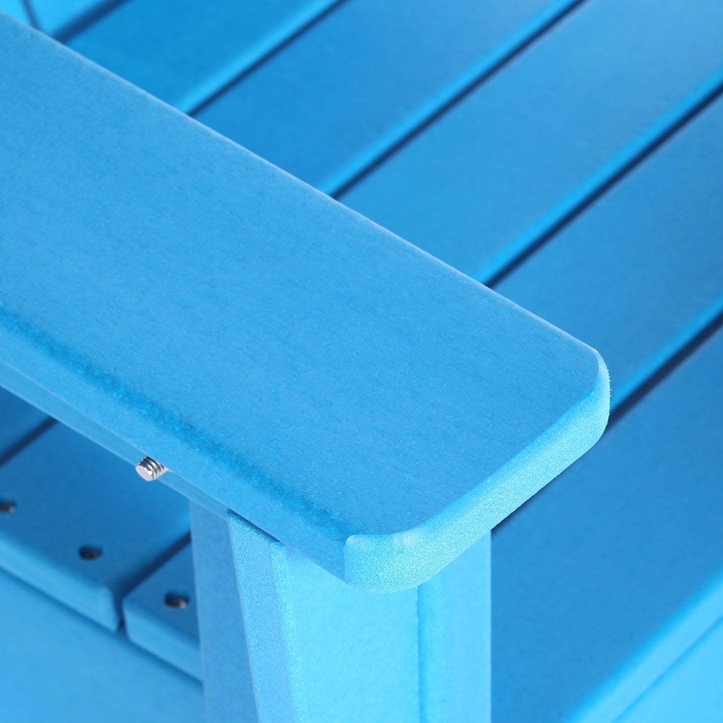 Tiny Terraces Kids' All-Weather Outdoor Poly Adirondack Chair