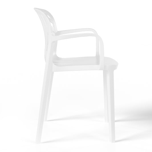 Polyform Stacking Dining Arm Chair (Set of 2)