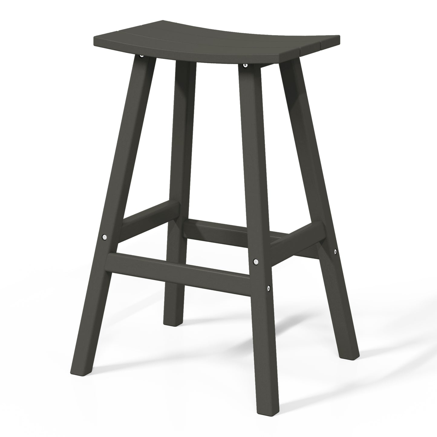Stockholm All-Weather Outdoor Saddle Bar Stool (29" Height)