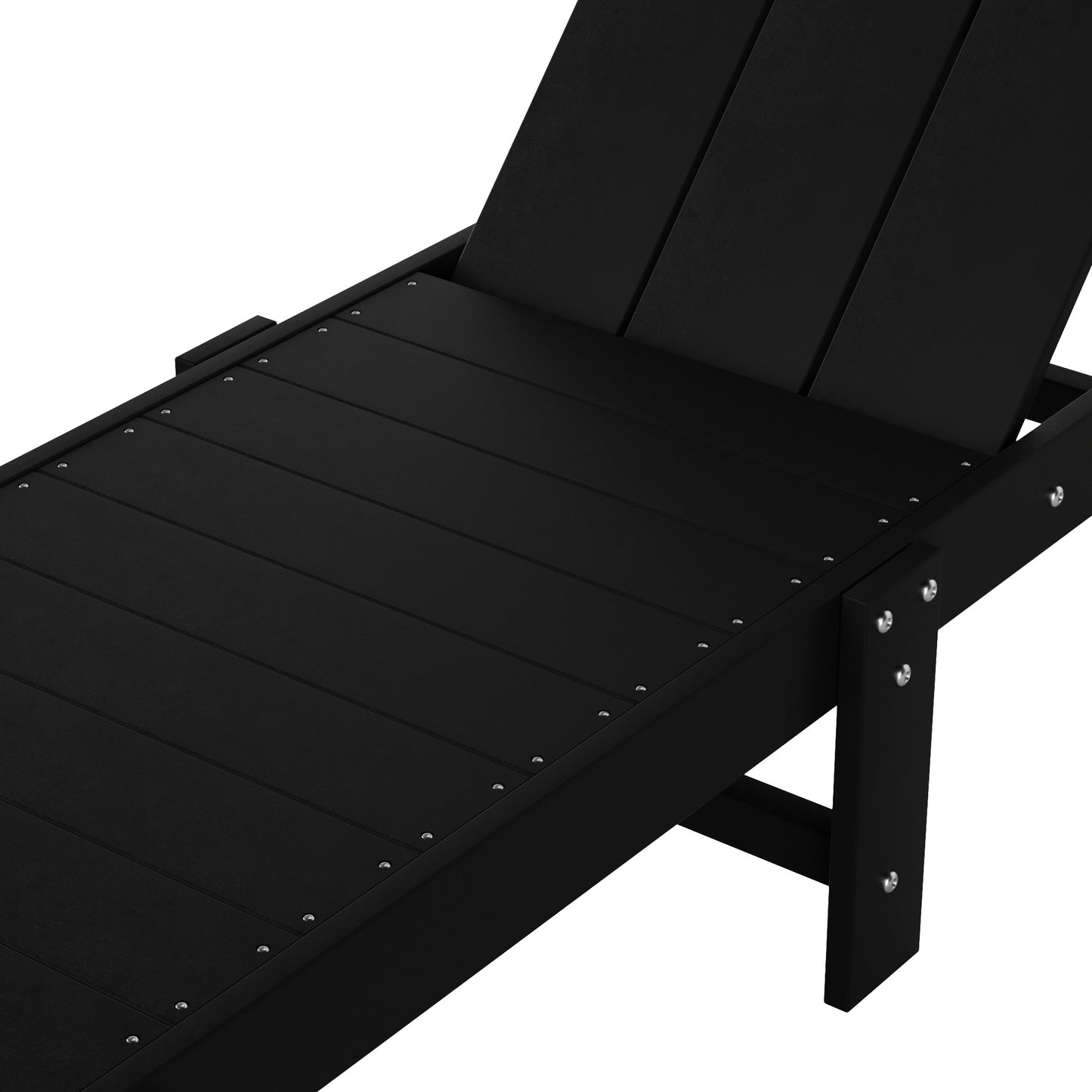 Malibu Modern All-Weather Outdoor Reclining Sun Lounger With Wheels