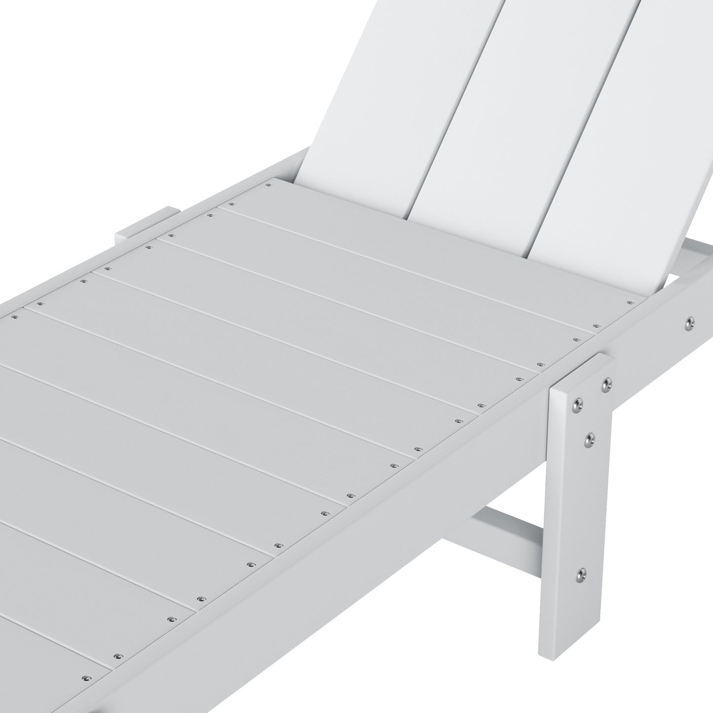 Malibu Modern All-Weather Outdoor Reclining Sun Lounger With Wheels