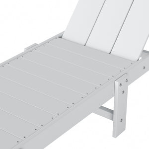 Malibu Modern All-Weather Outdoor Reclining Sun Lounger With Wheels