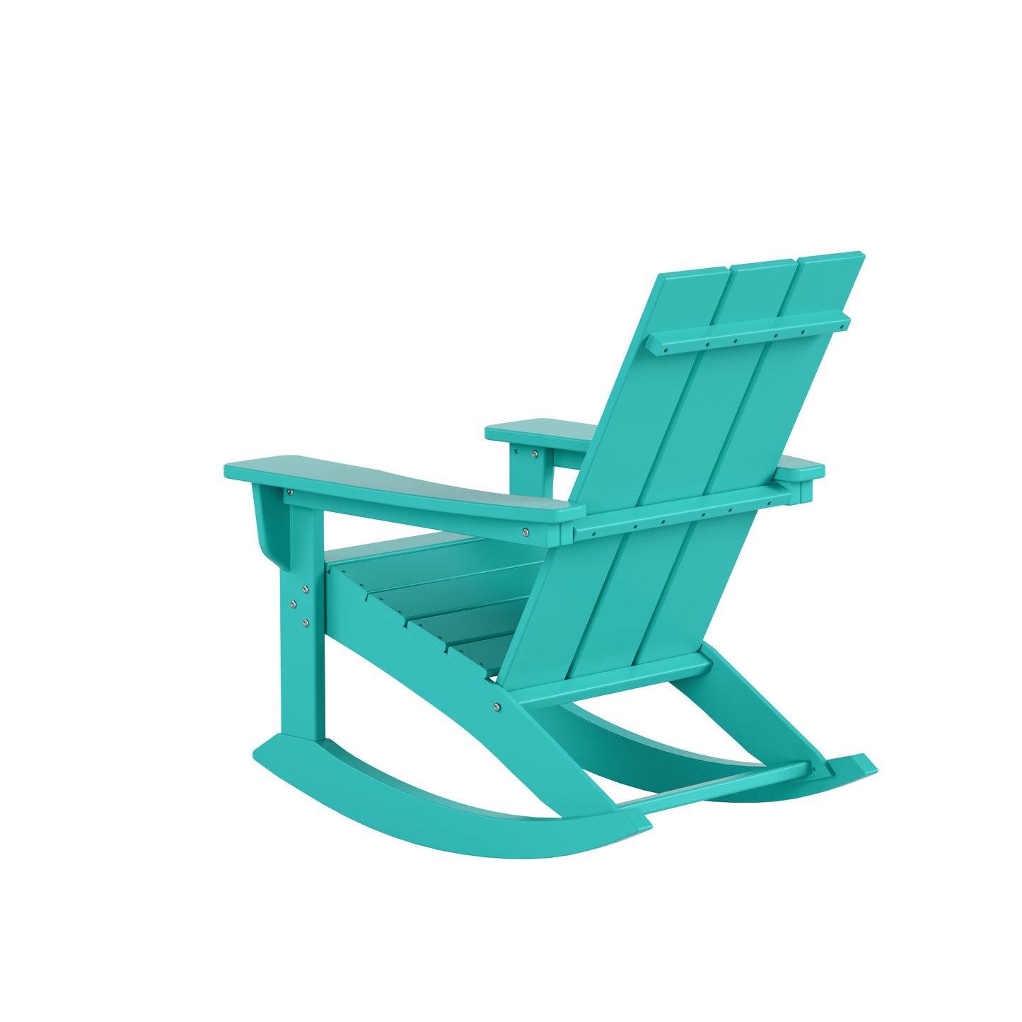 Malibu Modern All-Weather Outdoor Rocking Adirondack Chair