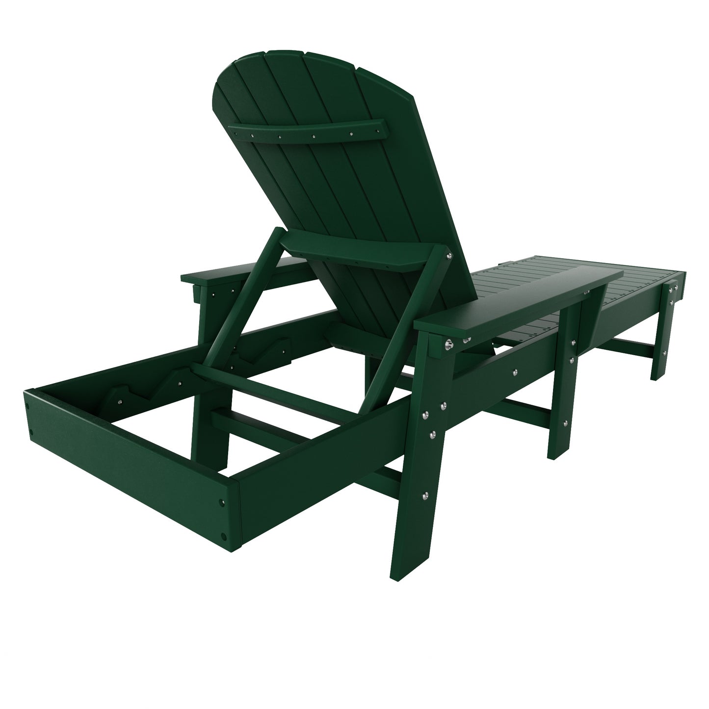 Westport Classic All-Weather Outdoor Adirondack Reclining Sun Lounger With Arms Rests