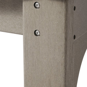 Concord All-Weather Outdoor Garden Backless Bench (46" Wide)