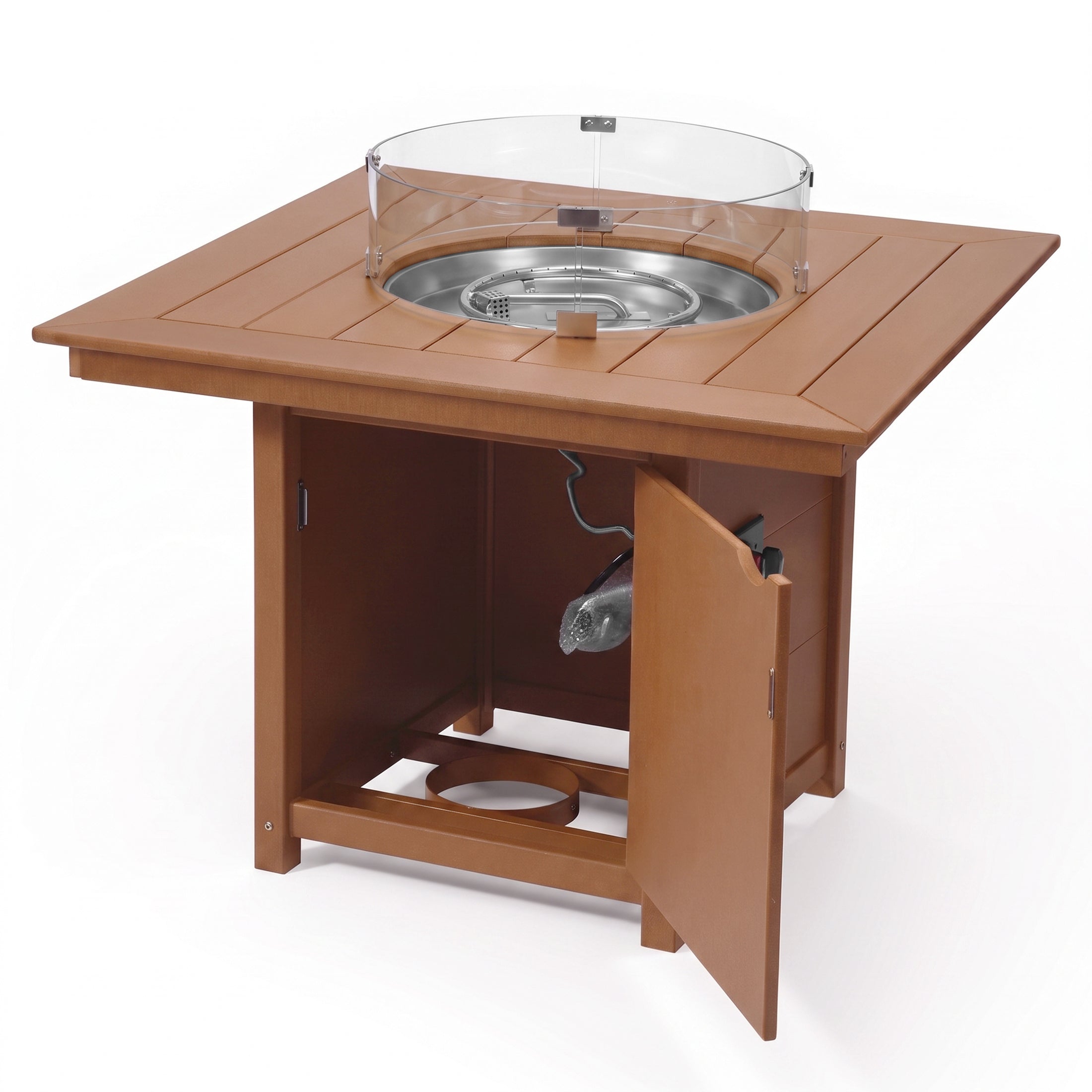 Sedona Square 42" Dining Fire Pit Table