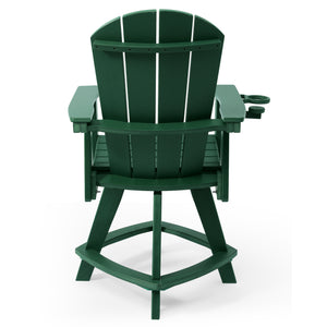 Chatham Adirondack Swivel Counter Chair with Cup Holder