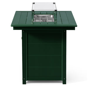 Sedona Rectangular 34" X 46" Counter Fire Pit Table