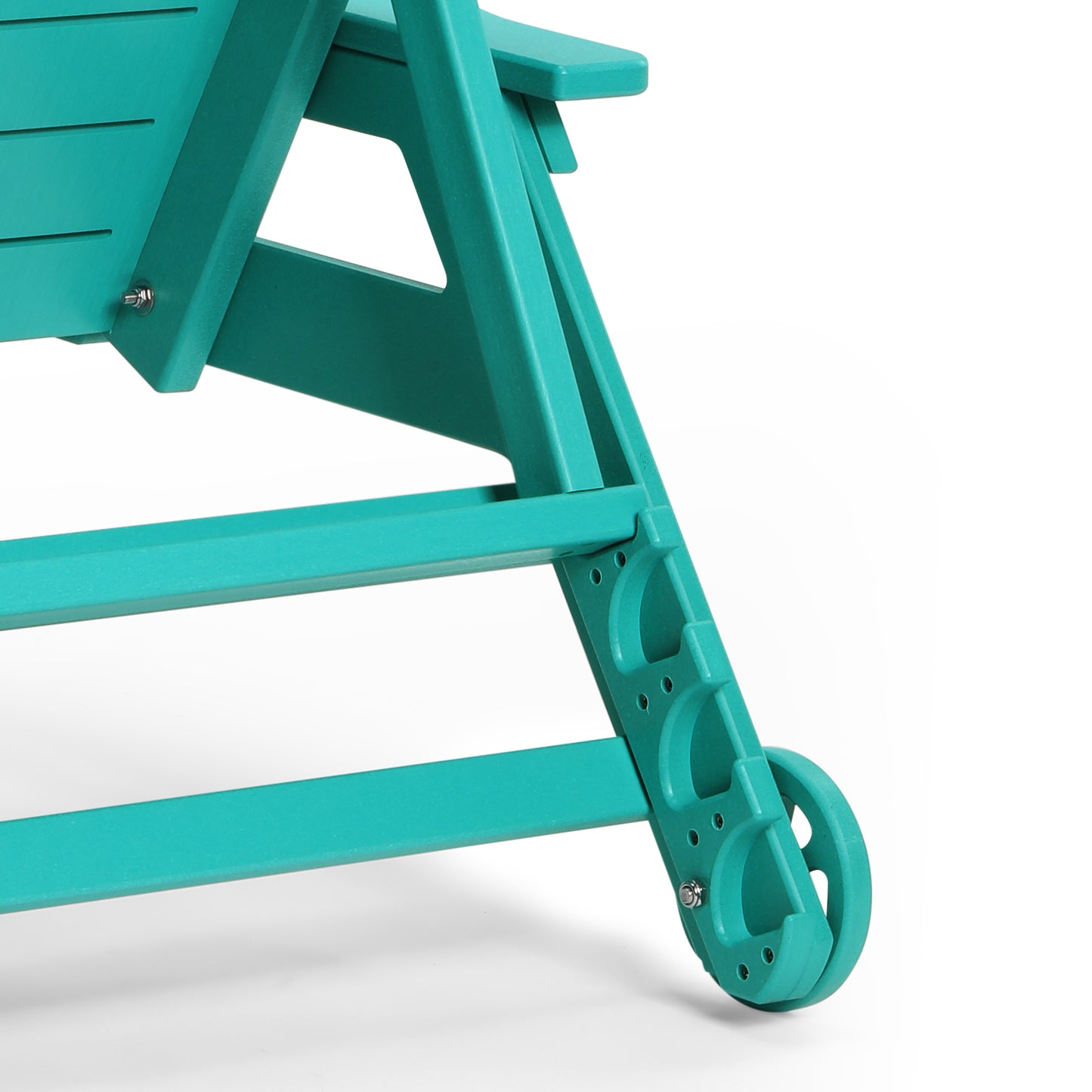 Santa Barbara Reclining Chaise Lounge with Cup Holder and Wheels