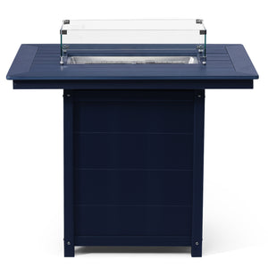 Sedona Rectangular 34" X 46" Counter Fire Pit Table