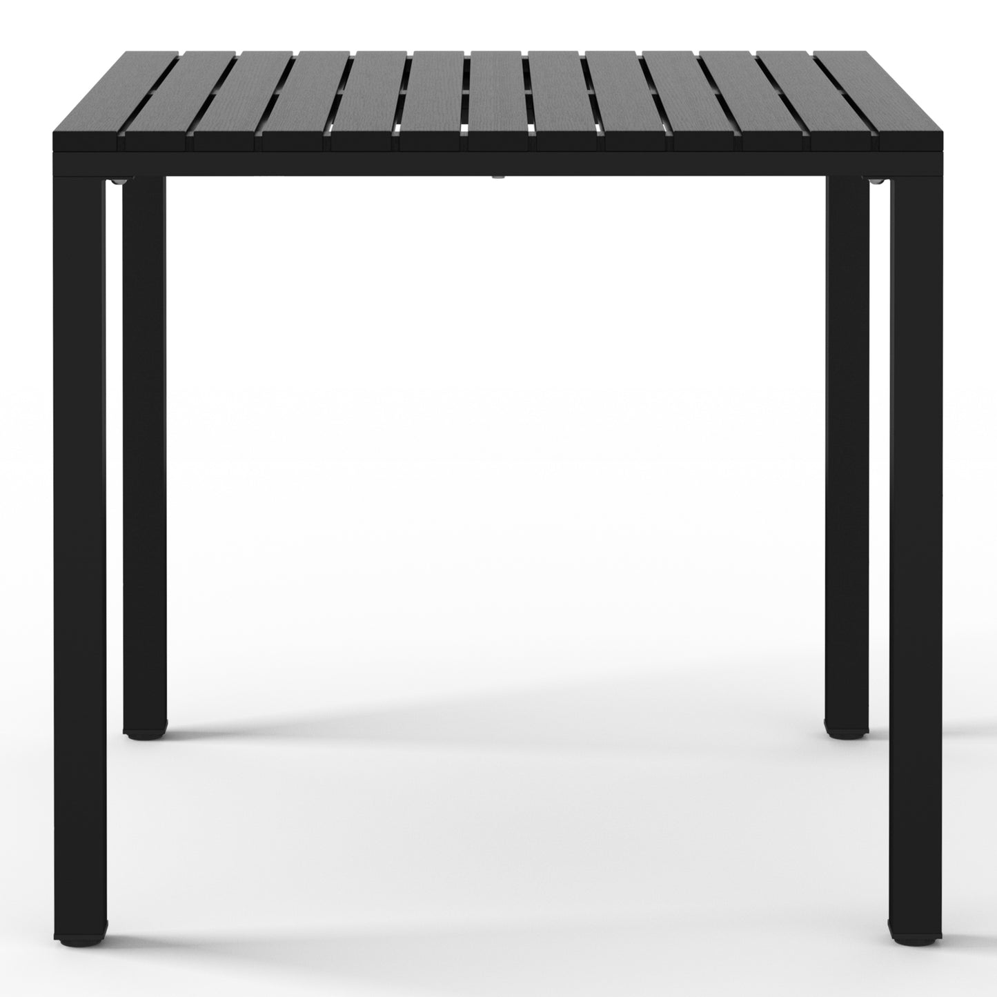 Polyform 31.5" Square Dining Table with Metal Frame
