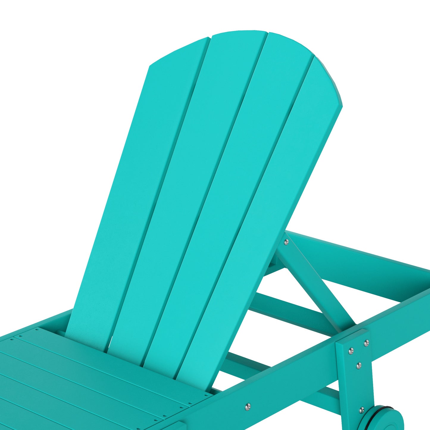 Chatham All-Weather Outdoor Adirondack Reclining Sun Lounger With Wheels