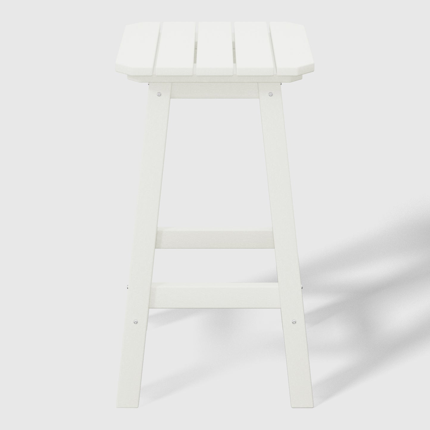 Stockholm  All-Weather Outdoor Square Counter Stool (24" Seat Height)