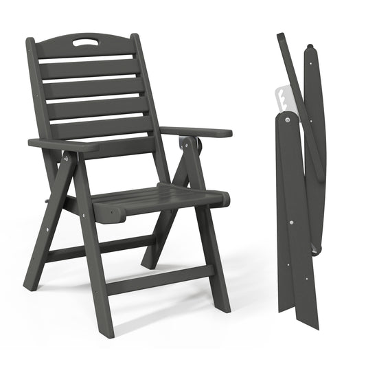 Aarhus Folding High back Dining Chair (Set of 2)