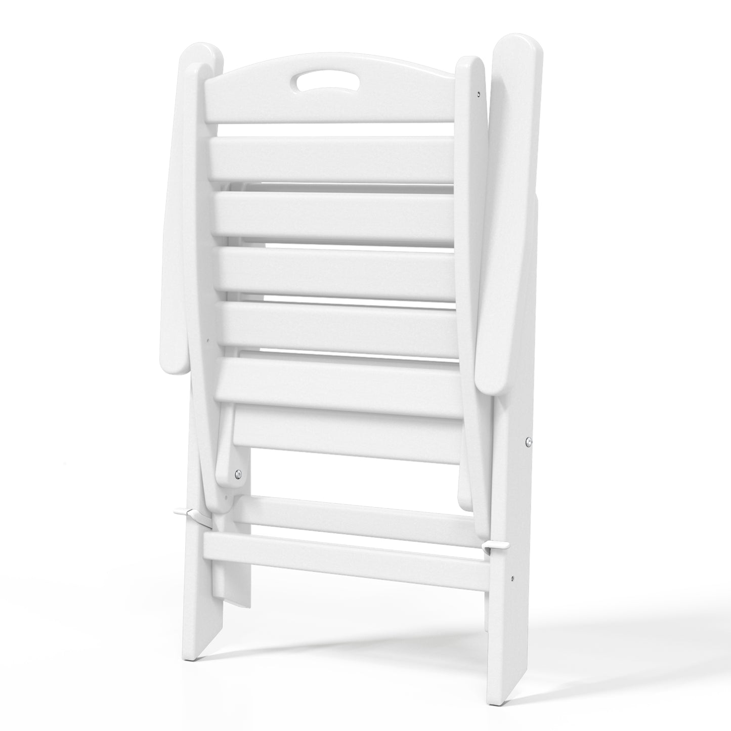 Aarhus All-Weather Outdoor Patio Folding Tall Back Dining Chair (38" High)