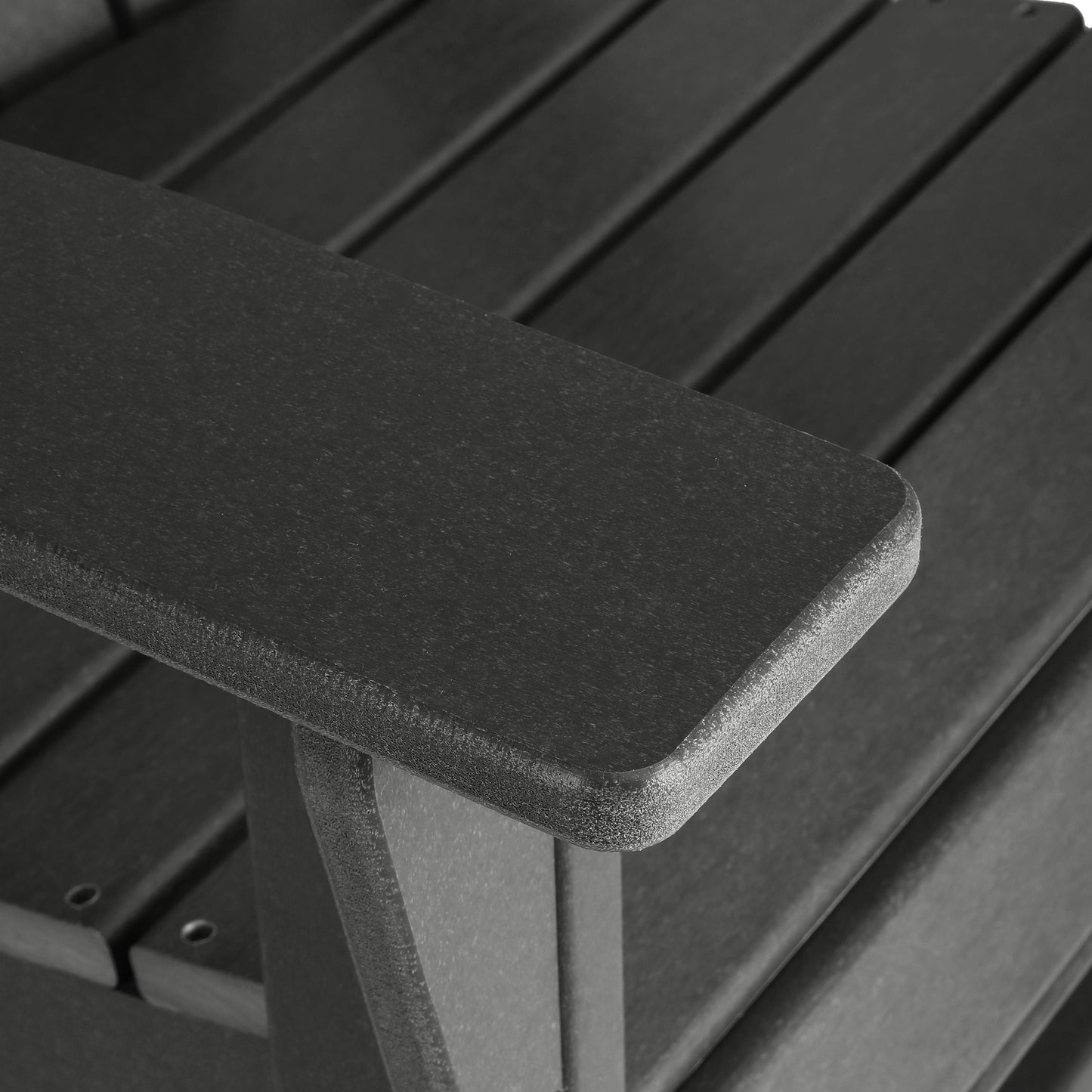 Malibu Modern All-Weather Outdoor Contoured Adirondack Dining Chair