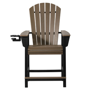 Heritage Ridge Adirondack Counter Height Chair With Cup Holder