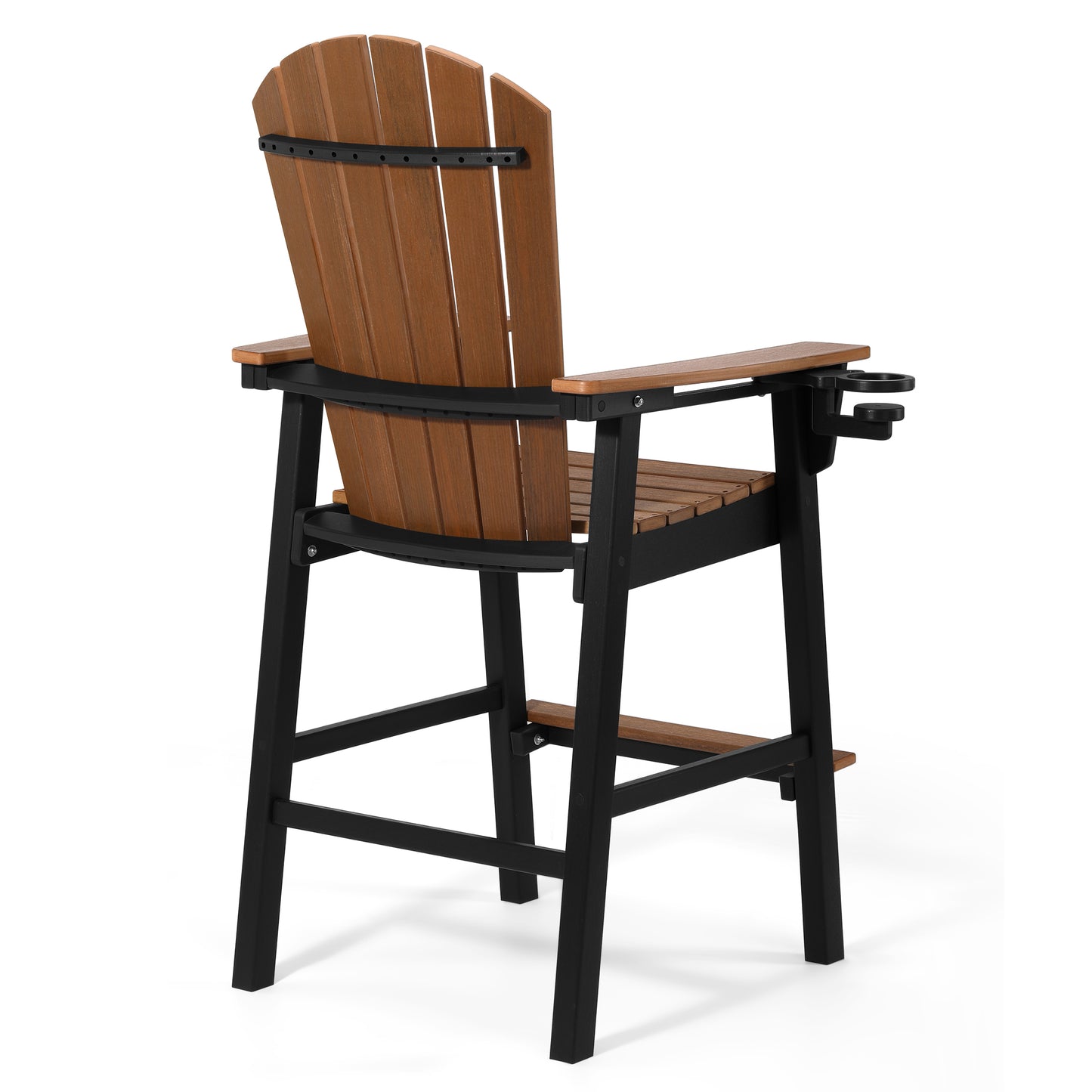 Heritage Ridge Adirondack Bar Chair With Cup Holder