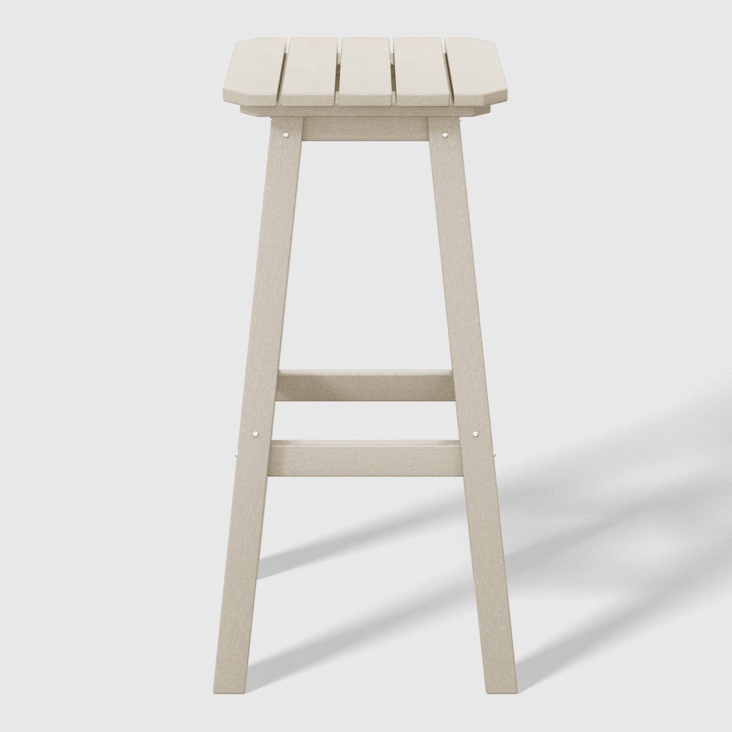 Stockholm All-Weather Outdoor Square Bar Stool (29" Height)