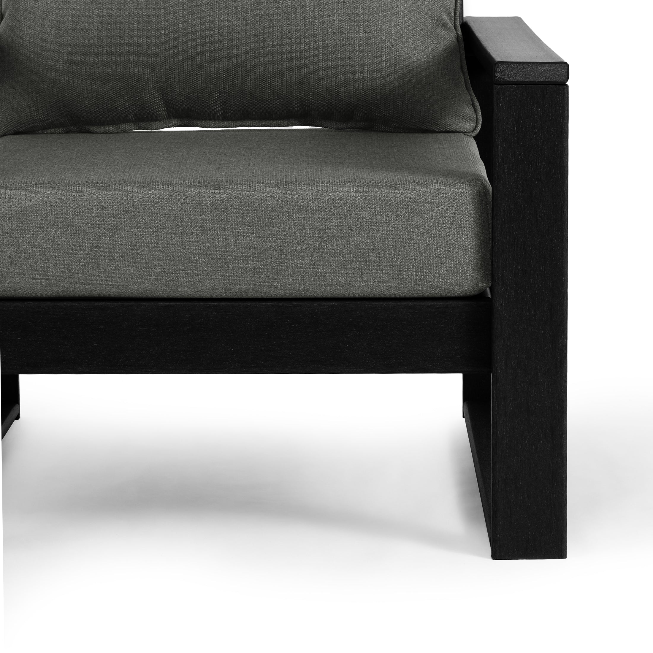 Signature All-Weather Outdoor Modular Patio Deep Seating Right Arm Chair (Right Arm Sectional Seat)