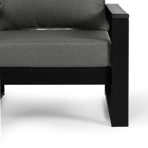 Signature All-Weather Outdoor Modular Patio Deep Seating Right Arm Chair (Right Arm Sectional Seat)