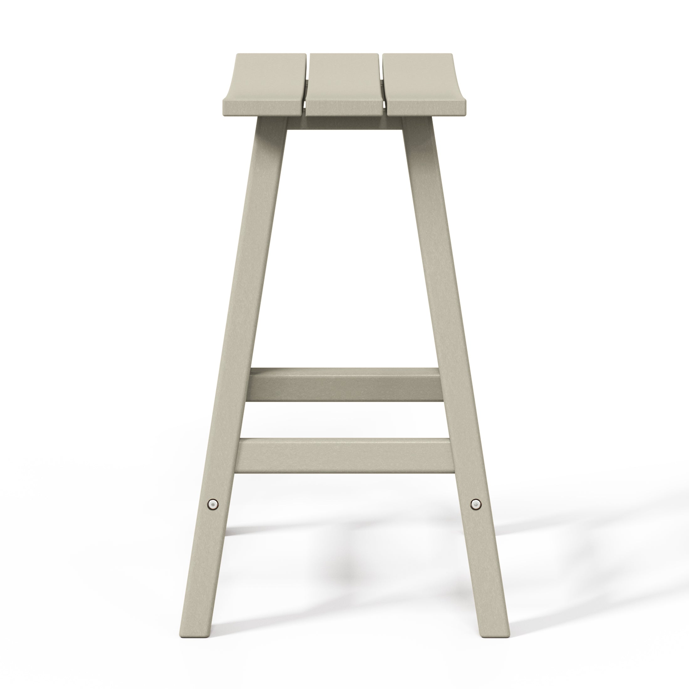 Stockholm All-Weather Outdoor Saddle Counter Stool (24" Height)